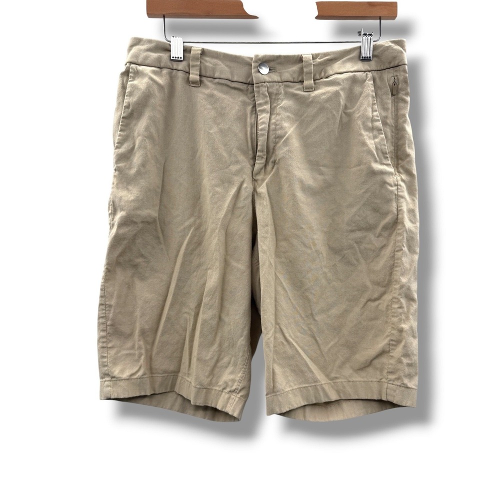 Lululemon Commission Shorts Mens 30‎ Qwick Oxford 11" *Relaxed Tan Khaki